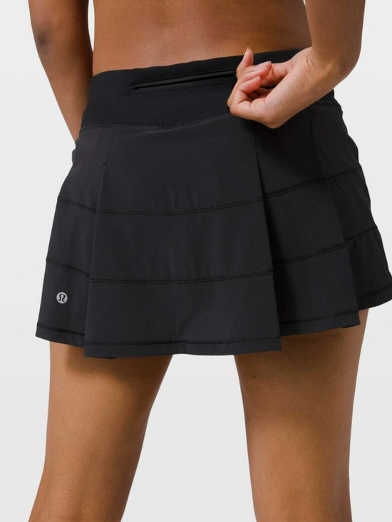 lululemon athletica Pants - Lululemon Pace Rival Mid Rise Skirt Black Size 8